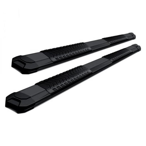 Black Horse NGMSIL85BK 5 in. Cutlass Cab Length Running Boards Side Steps for 2007-2017 Chevy Silverado 1500 - Black