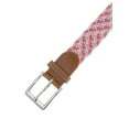 thumbnail image 2 of INSPIRE CHIC Unisex Braided Stretch Belts, Multicolored Elastic Woven Golf Jean Belt Waistband for Men and Women 41.3x1.1"(LxW) Style-4, 2 of 6
