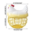 thumbnail image 3 of Xihbxyly Almacén de Liquidación Cesta de Almacenamiento de Cerámica Cesta de Almacenamiento de Cocina Cesta de Almacenamiento de Frutas Cesta de Almacenamiento para El Hogar Cesta de Almacenamiento p, 3 of 6