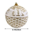 thumbnail image 3 of Darzheoy Christmas Ornaments, Christmas Tree Decoration Hanging Irregular Ball Pendant Home Xmas Party Supplies Black Balls Drop Ornaments, 3 of 6