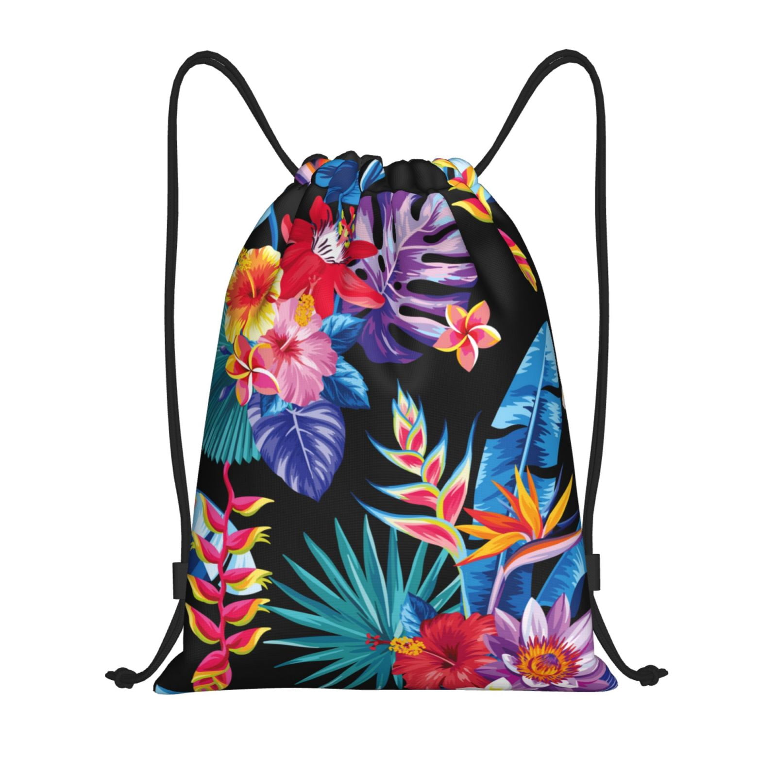 100 Pack Drawstring Backpacks - 13.3 X 15.7 Inch Waterproof Cinch Bags, Gym Sack, Party Favors, Homeless Care Packs, 4 Colors