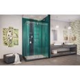 thumbnail image 5 of DreamLine Enigma-XO 32 1/2 in. D x 44 3/8-48 3/8 in. W x 76 in. H Frameless Shower Enclosure in Brushed Stainless Steel, 5 of 11