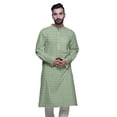 thumbnail image 3 of Atasi Kurta Imprimé pour Hommes Col Mandarin Popeline de Coton Kurta Chemise Décontractée, 3 of 7