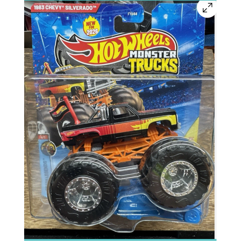 Hot Wheels Monster Trucks 1:64 Scale 8-Pack with Crushable Cars photo 5