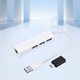 thumbnail image 1 of Hub de datos de 3 puertos USB3.0 RJ45 para computadora portátil iOS Mac Android (USB y tipo C), 1 of 6