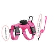 thumbnail image 2 of Adjustable Airtag Holder Cat Vest Harness with 1.5M Matching Leash, Escape Proof Reflective Pet Chest Harness for Kittens & Small Cats 3 to 8 Pounds Outdoor Walking, 2 of 7