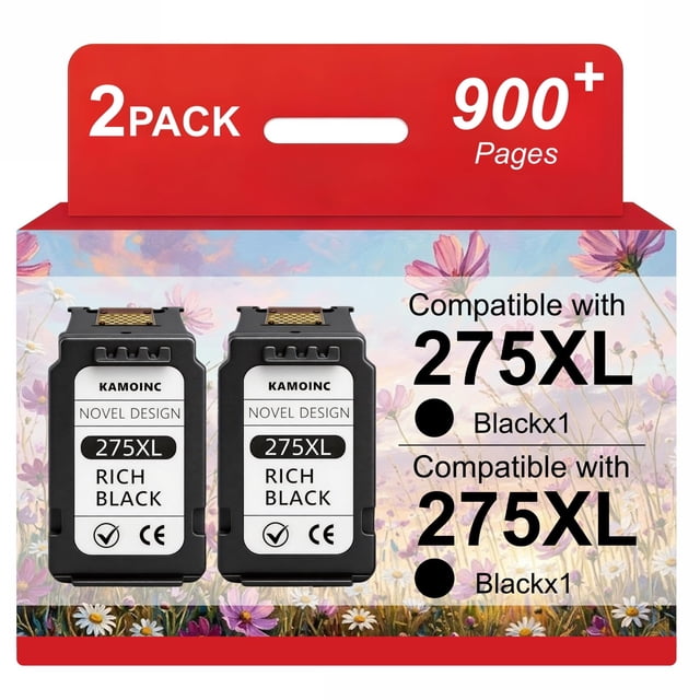 Cartucho de tinta KAMOINC 275XL negro para impresoras Canon