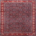 thumbnail image 1 of Ahgly Company Indoor Square Traditional Rose Purple Persian Area Rugs, 8' Square, 1 of 6