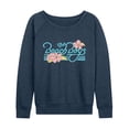thumbnail image 2 of The Beach Boys - Surfin Usa Women's Lightweight French Terry Wide Neck Long Sleeve Graphic Shirt, 2 of 4