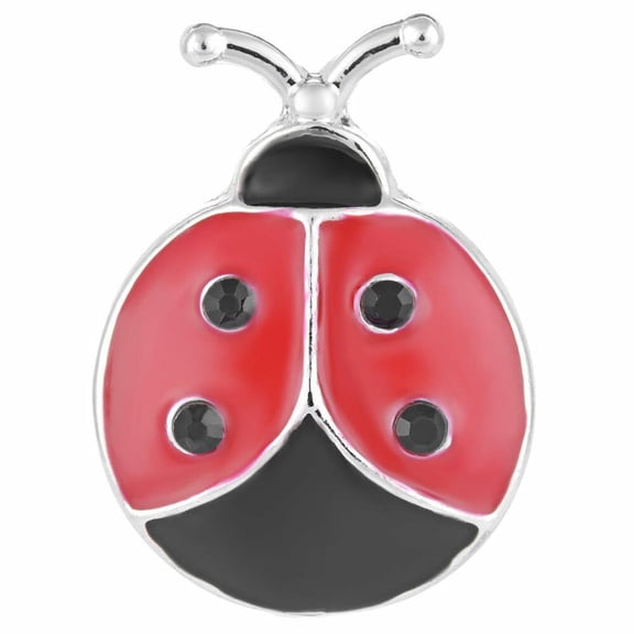 Ladybug Snap Jewelry Ginger Charm Button, For Interchangeable DIY Customizable Accessories