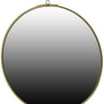 thumbnail image 3 of Gold Round Wall Mirror, 3 of 5