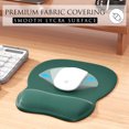 thumbnail image 2 of Ergonomic Mouse Pad with Wrist Support Gel Mouse Pad with Wrist Rest, Comfortable Computer Mouse Pad for Laptop, Pain Relief Mousepad for Office & Home, 9.4 x 8.1 in, Pure Green, 2 of 12