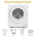 ROVSUN Compact 110V Electric Clothes Dryer, Front Load Tumble