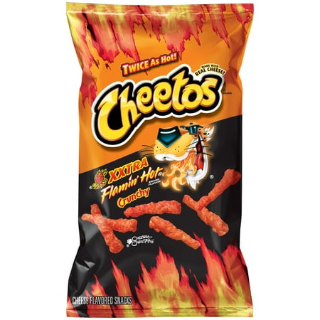 Cheetos Crunchy XXtra Flamin' Hot Cheese Flavored Snacks, 9 Oz.