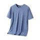 thumbnail image 1 of Camiseta de manga corta Thin Ice Silk para hombre: secado rápido, transpirable, agradable al tacto, nailon spandex ligero, estilo deportivo informal, tallas L-XXXXXL., 1 of 7