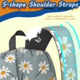 thumbnail image 5 of Daisy Pioneer Flower 17" School Backpacks for Teens,Waterproof Oxford Fabric,S-Shape Padded Straps for School,Travel,Hiking,Camping, 5 of 6