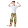 thumbnail image 2 of FORMRS Boys Pajama Pants with Pockets Size 6-8Y Kids Lounge Sleep Bottoms, Colorful Cat, 2 of 8