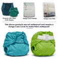 thumbnail image 5 of Kanga Care Rumparooz Double Leg Gusset Reusable Cloth Diaper Cover One Size Snap | Quinn 6-35 lbs, 5 of 7