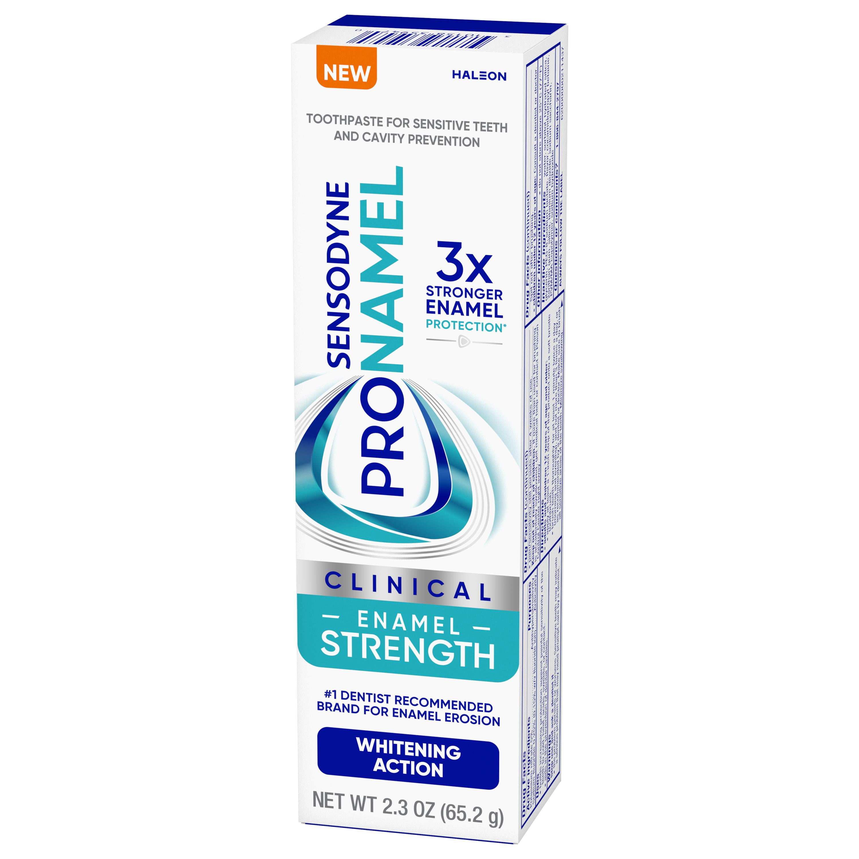 Sensodyne Pronamel Clinical Enamel Strength Toothpaste, Whitening Action, 2.3 oz