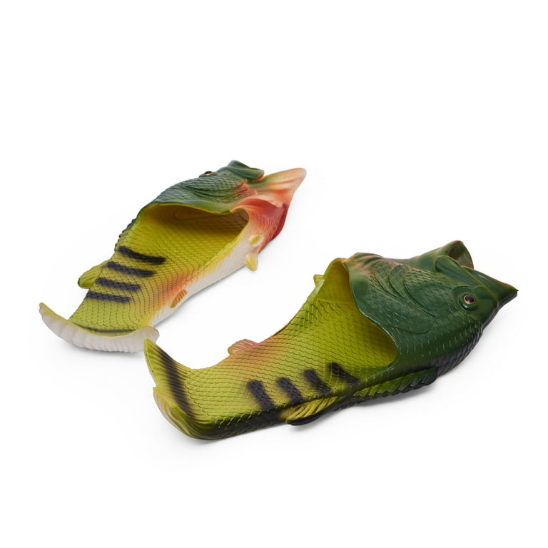 Mold Skelne mælk Coddies Fish Flip Flops | The Original Fish Slippers | Funny Gift, Unisex  Sandals, Bass Slides, Pool, Beach & Shower Shoes | Men, Women & Kids (Green  | 12-13 Men | EU 46-47) - Walmart.com