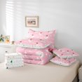 thumbnail image 6 of Manfei Modern Xmas Christmas Wreath 7 Pieces Full Size Bedding Sets,Winter Holiday Full Size Bed in a Bag,Xmas Reversible, 6 of 7