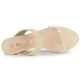 thumbnail image 5 of Sandalias Correa Transparente Doble Tacones De Bloque Para Mujer Allegra K Beige 39, 5 of 7