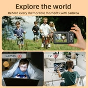 Digital Camera,FHD 1080P,Digital Point and Shoot,44MP for Vlogging with 16X Zoom,Small for Children Teens Students Seniors