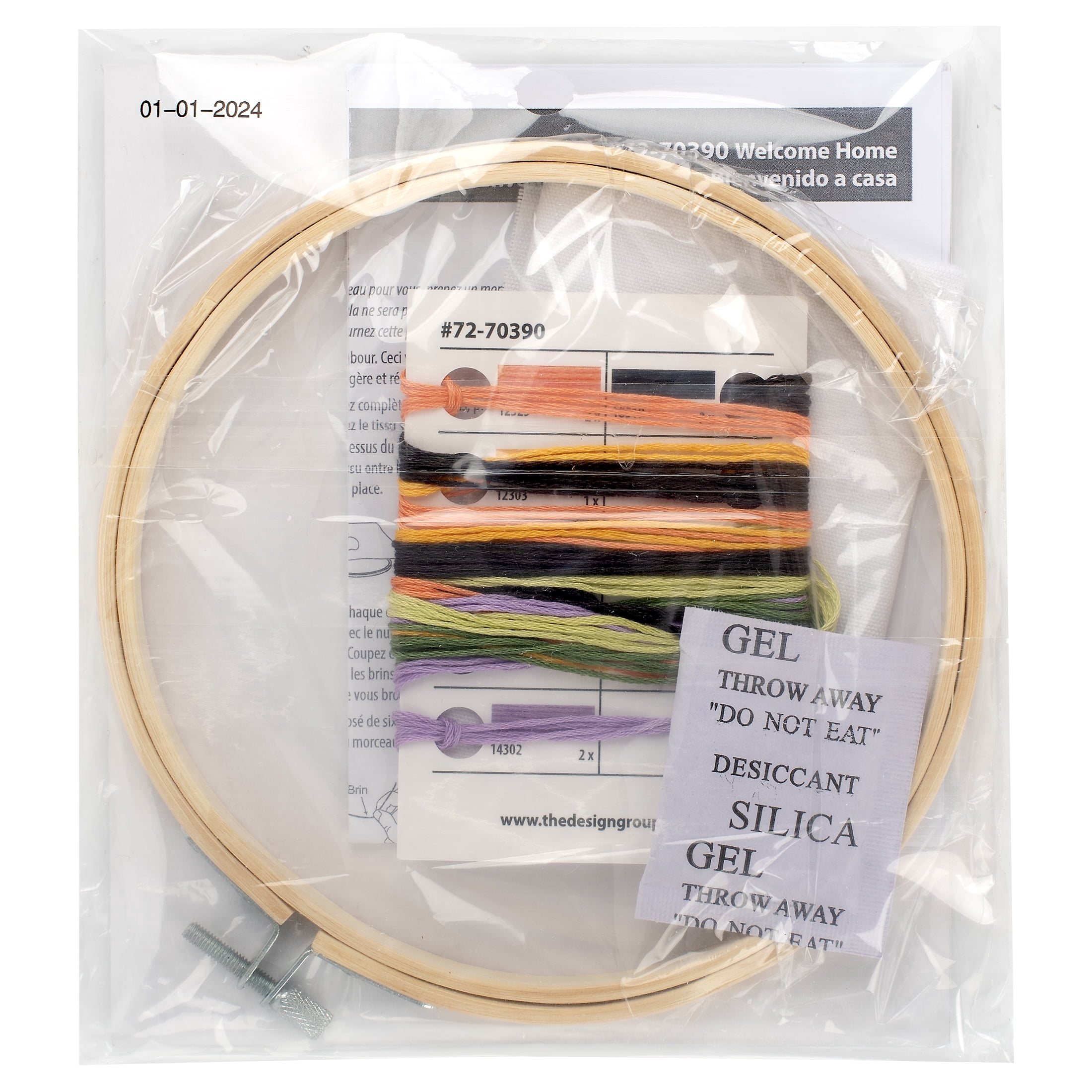 Dimensions Welcome Home Embroidery Kit, 6" Diameter