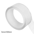 thumbnail image 2 of Riwesomey Fregadero de cocina Cinta transparente Impermeable Anti-Moho Autoadhesivo Tira de baño Sello de agua de piscina 30 mm de ancho Herramientas de reparación de automóviles 50mmx10mx0.5mm Riwesomey HA2874-19B, 2 of 6