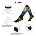 thumbnail image 5 of Pofeuu Oil Starry Sky Sunflower Print Compression Socks for Women & Men Circulation - Best Support for Nurses,Running,Athletic,Sports, 5 of 7