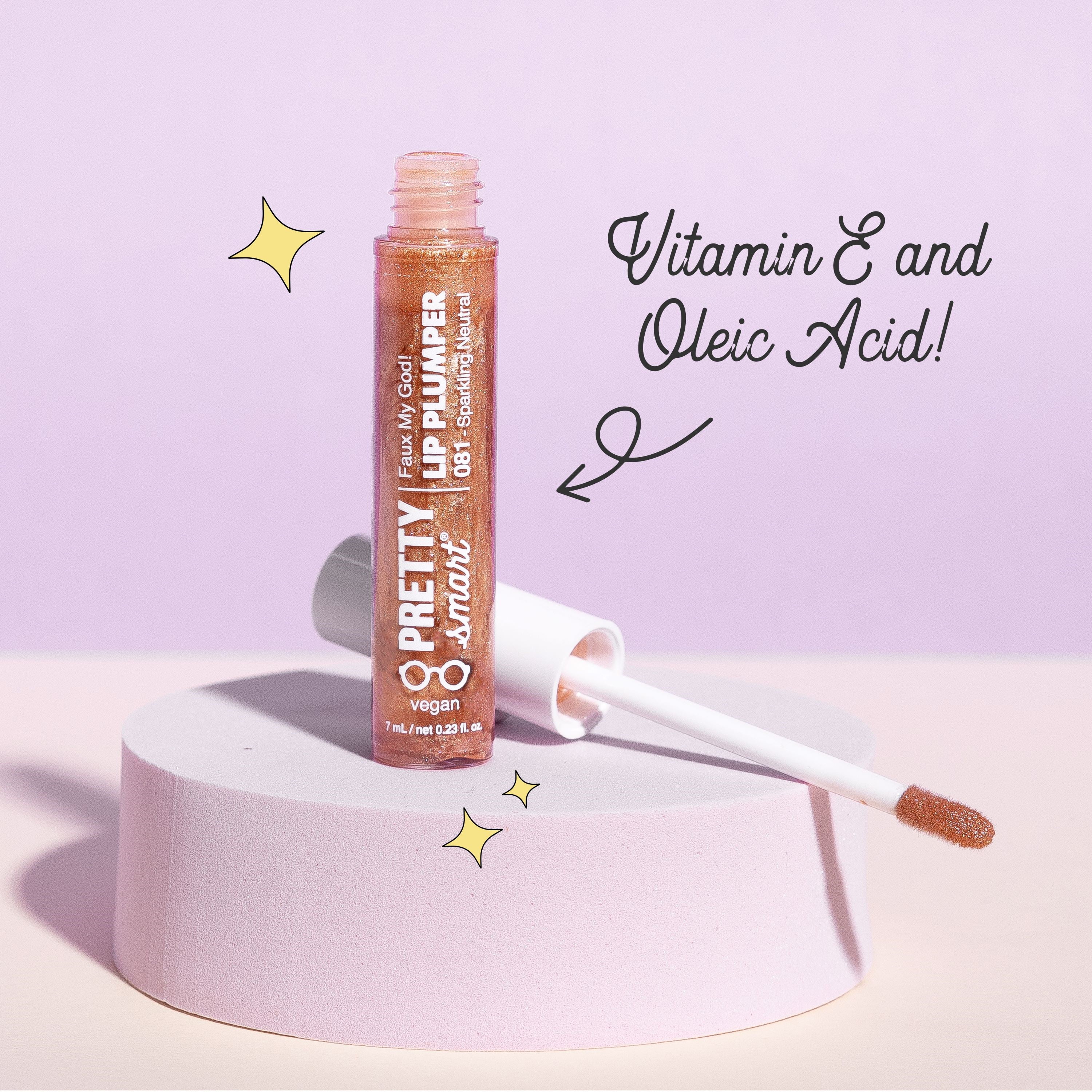 Pretty Smart Faux My God! Lip Plumper, Light Pink, 0.23 fl. oz. Tube