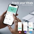 thumbnail image 5 of Wrongduck Butterfly Floral Fitness Tracking Ring for Women Step Counter Activity Ring No Subscription for iOS Android, 5 of 9