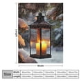 thumbnail image 4 of Chilfamy Snow Lantern Candle Throw Blanket for All Seasons, Unisex Gift Blanket, Perfect Gifts for Christmas 40x50in, 4 of 6