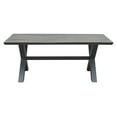 thumbnail image 2 of Zuo Modern 703817 Bodega 73" Long Faux Wood Outdoor Dining Table, 2 of 3