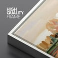 thumbnail image 4 of PixonSign Framed Canvas Print Wall Art Multicolor Pastel Forest Country Field Nature Wilderness Illustrations Modern Art Decorative Minimal Rustic for Living Room, Bedroom, Office - 16"x24" White, 4 of 5