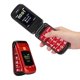 thumbnail image 3 of Flip Phone, 2.4 Inch Large Inner Touch Screen  For Calling ANGGREK Voice Phone, 3 of 8