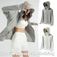 thumbnail image 2 of UV Protection Jacket with Detachable Brim Outdoor Sun Protection Clothing S1K9, 2 of 7