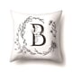 thumbnail image 1 of Funda de almohada Xihbxyly diseño de letras para sofá o coche decoración del hogar, 1 of 2