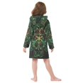 thumbnail image 6 of BZSMCE Bathrobes Belt Hooded Fractal Blooming Harmony Creative Pattern, 6 of 8