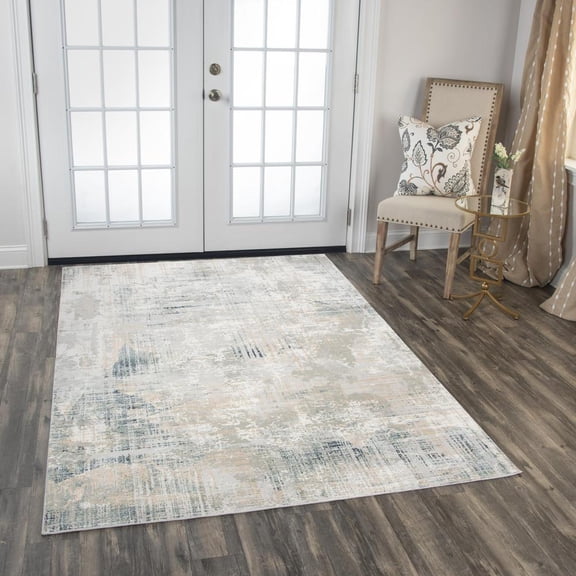 Glamour Gray 2'7" x 9'6" Power-Loomed Rug- GM1011