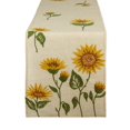 thumbnail image 1 of Table Runner DII bordado en otoño, 14 x 70 pulgadas, poliéster y lino, 1 of 6