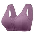 thumbnail image 2 of Daisy Bras for Older Women Front Closure Bralettes No Underwire Wireless Seniors Plus Size Comforable Everyday Bra, 2 of 5