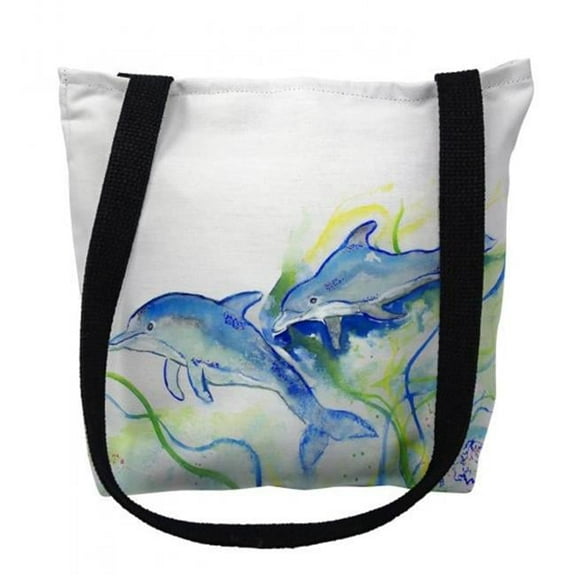 Betsy's Dolphins Small Tote Bag 13x13 16 inches x 16 inches