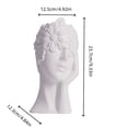 thumbnail image 2 of Scandinavian creative human body ceramic vase white minimalist home furnishings creative ins style European light luxury premium feeling, 2 of 4