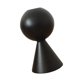 thumbnail image 4 of 1 portavelas decorativo de madera para el hogar (negro), 4 of 7