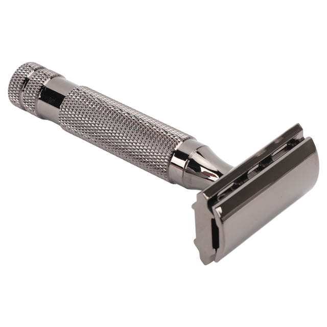 Kit de Tondeuse à Barbe, Tondeuse à Barbe Portable Professionnelle à Prise Confortable en Acier Inoxydable Réutilisable pour Salle de Bain pour Dortoir