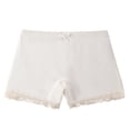 thumbnail image 2 of Women's Lace Trim Shorts Biker Seamless Panties Under Short Boyshorts,Girls Underwear Soft Breathable Kids Shorts Toddler Girls Panties Comfortable Stretchy Everyday Wear, 2 of 4
