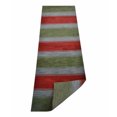 thumbnail image 4 of Rugsotic Carpets Handmade Rugs Hand Knotted Loom Runner 2'8''x10' Green Blue Wool for Indoor Use, 4 of 5