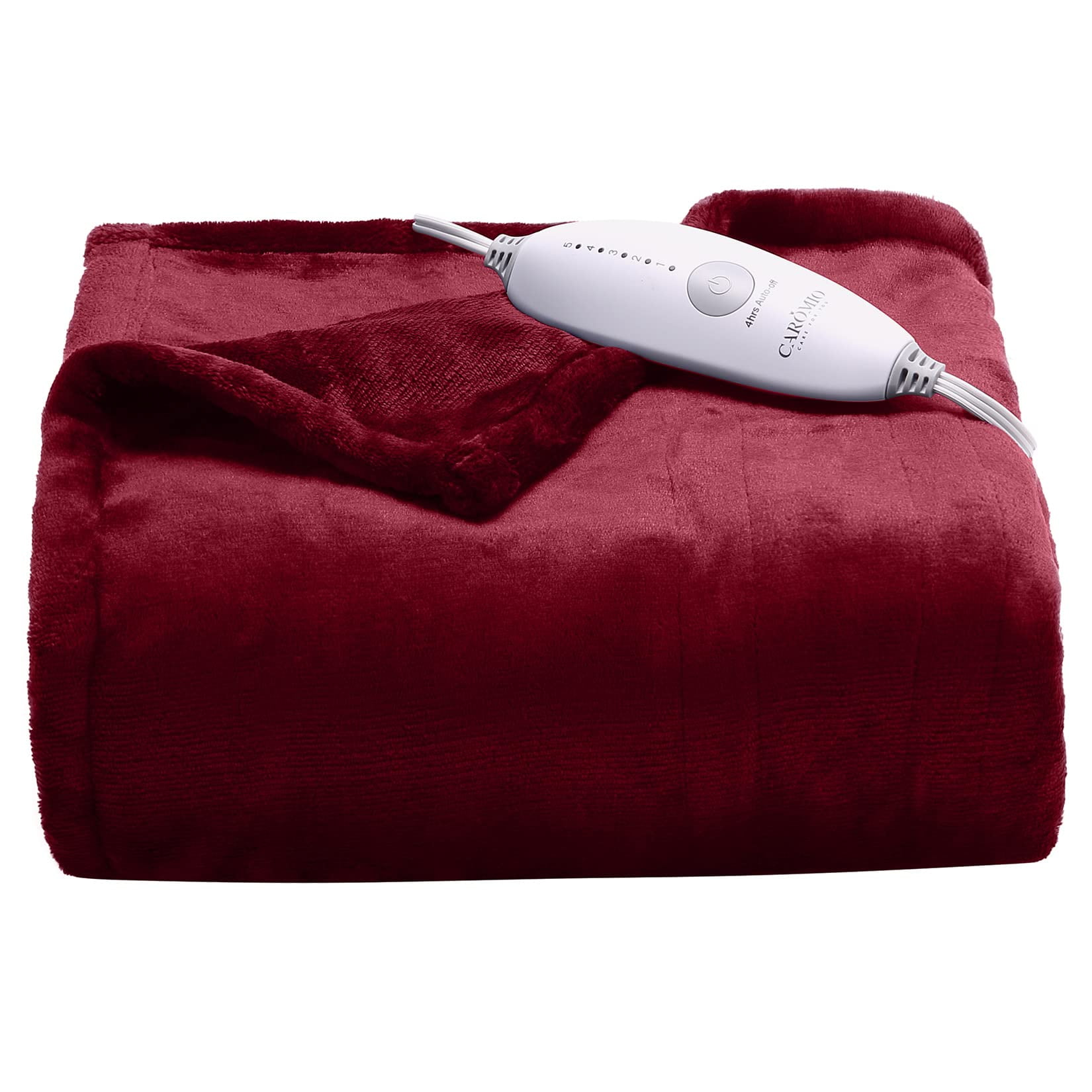 Heated Throw Blanket, Machine Washable Heating Blanket with 5 Heat