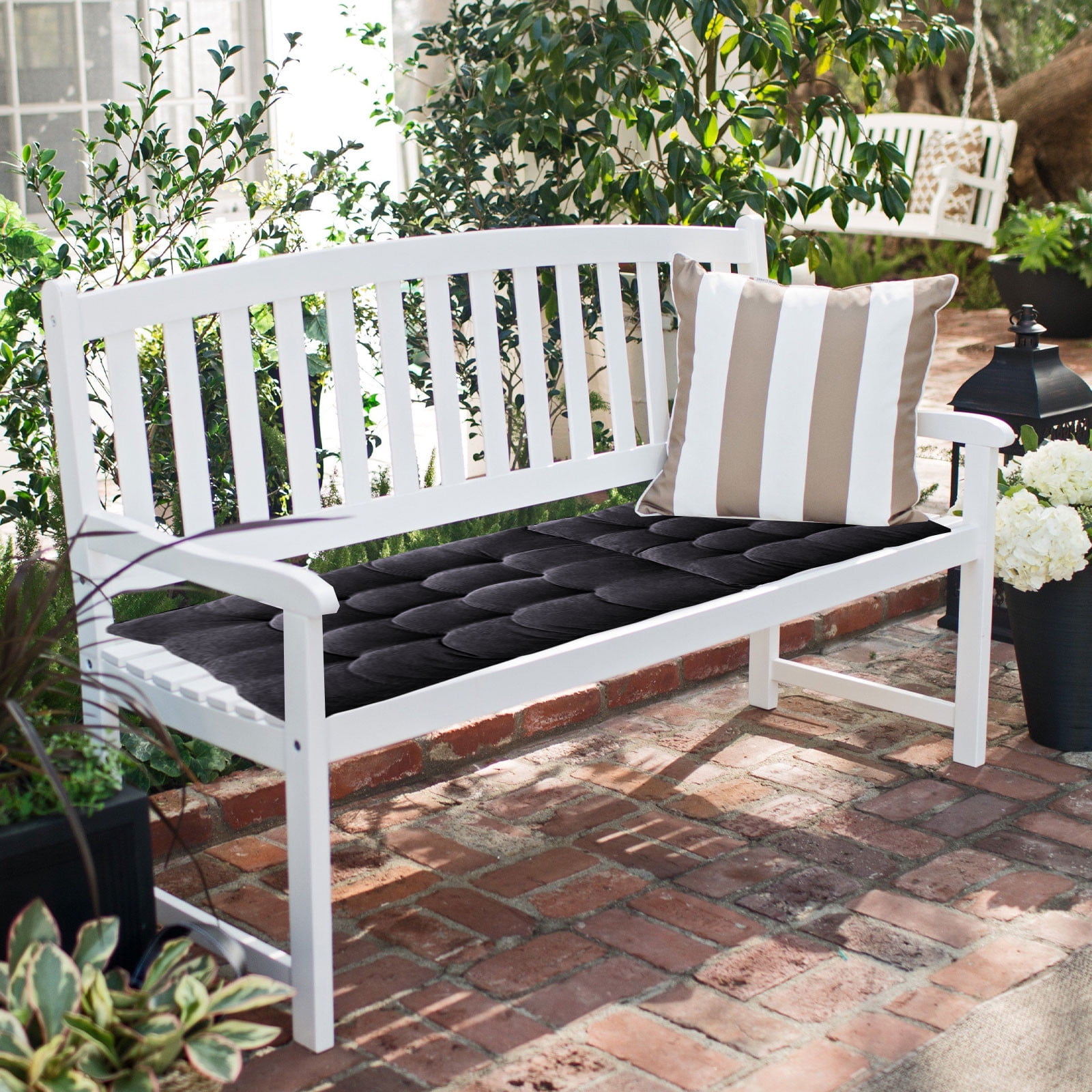 YOTQUSKI Porch Swing Cushion, Patio Bench Cushion, Swing Chair Cushion, Outdoor Bench Cushions Clearance, Bench Cushions for Outdoor Furniture, 40" x 18"